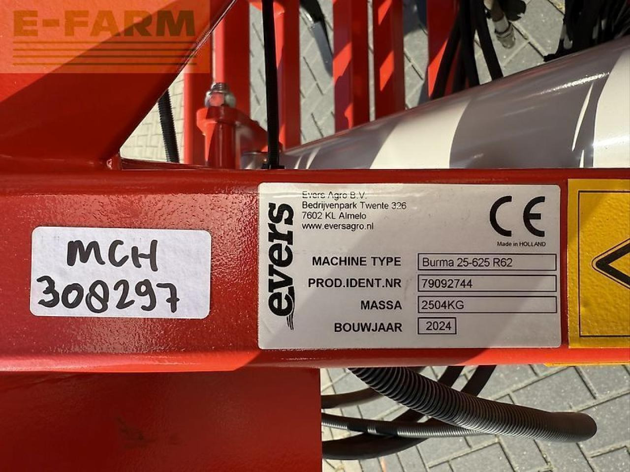 Evers burma 25-625 r62 - Καλλιεργητής: φωτογραφία 3 Evers burma 25-625 r62 - Καλλιεργητής: φωτογραφία 3