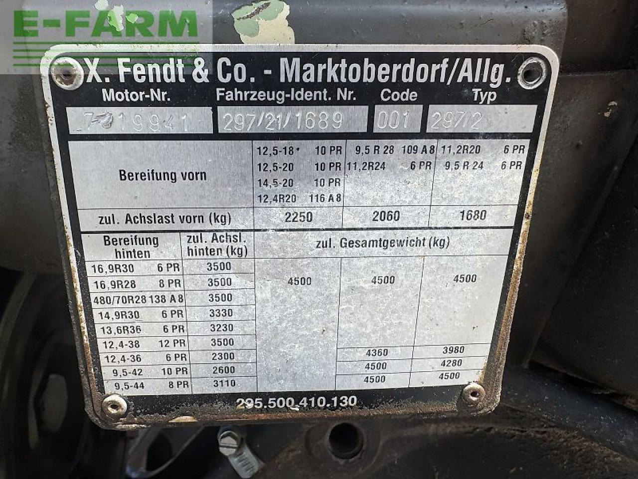 Τρακτέρ Fendt farmer 275 sa: φωτογραφία 7