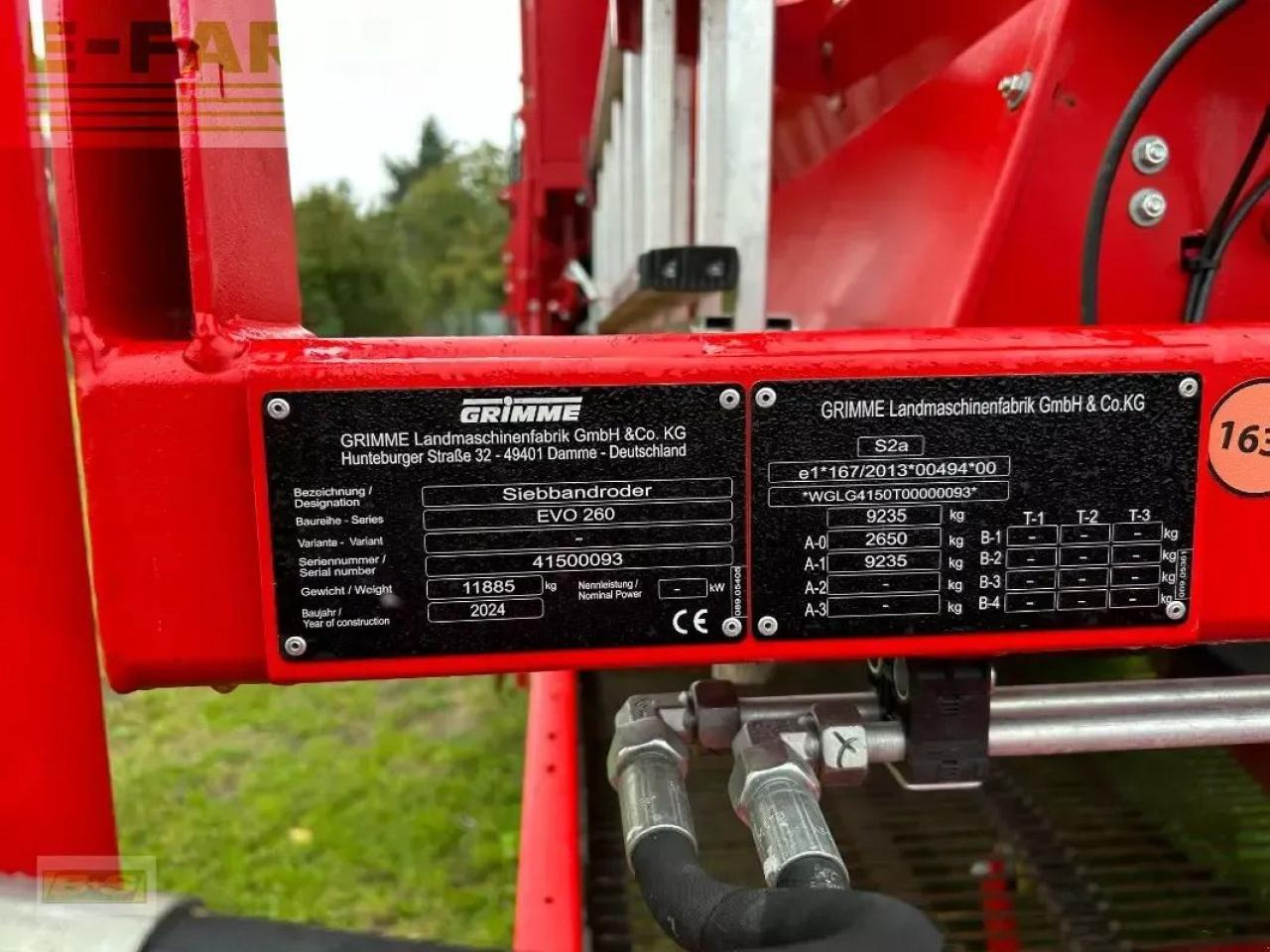 Grimme evo 260 - Πατατοεξαγωγέας: φωτογραφία 3 Grimme evo 260 - Πατατοεξαγωγέας: φωτογραφία 3