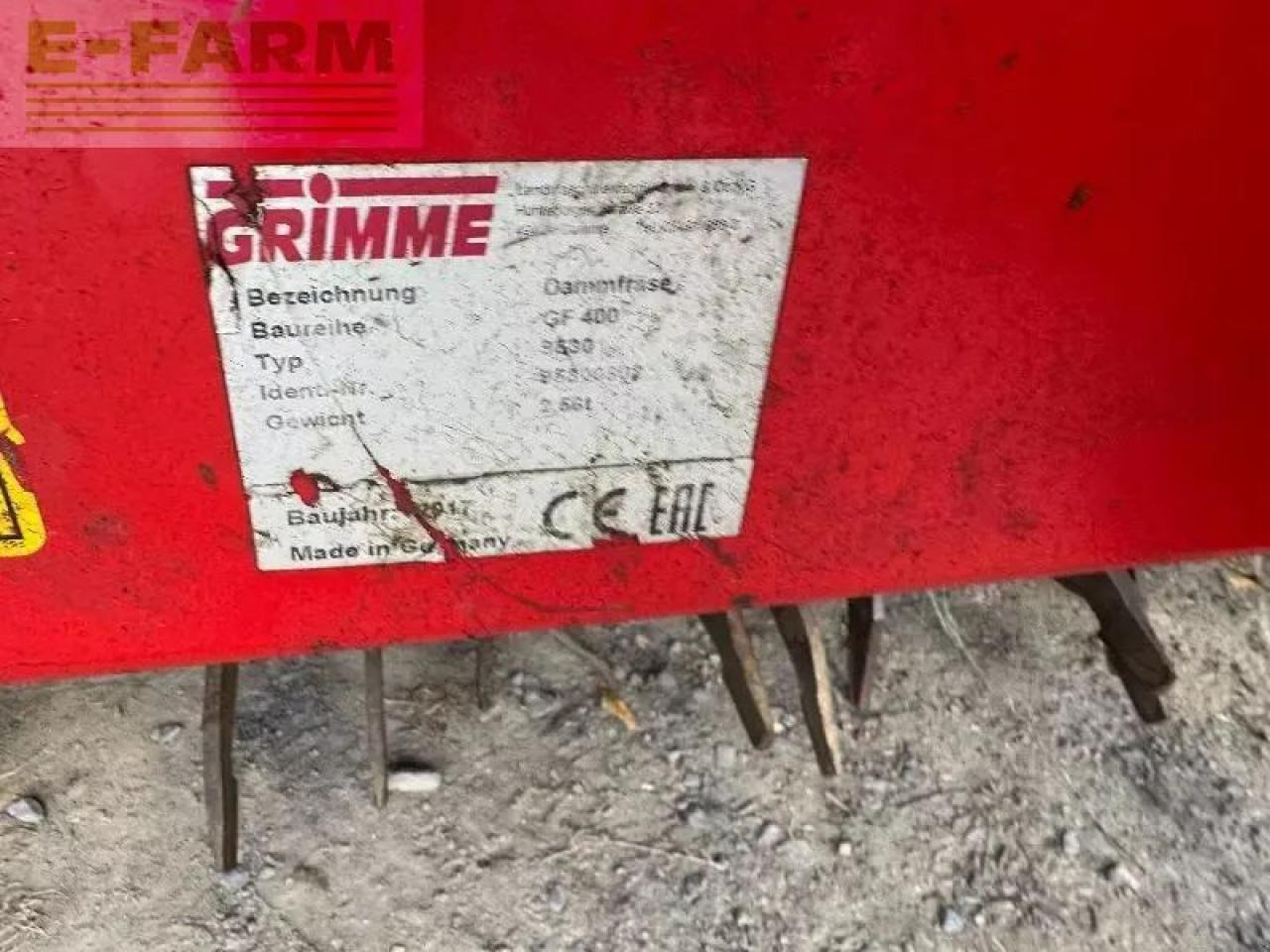 Grimme gf400 - Μηχανή οργώματος: φωτογραφία 4 Grimme gf400 - Μηχανή οργώματος: φωτογραφία 4