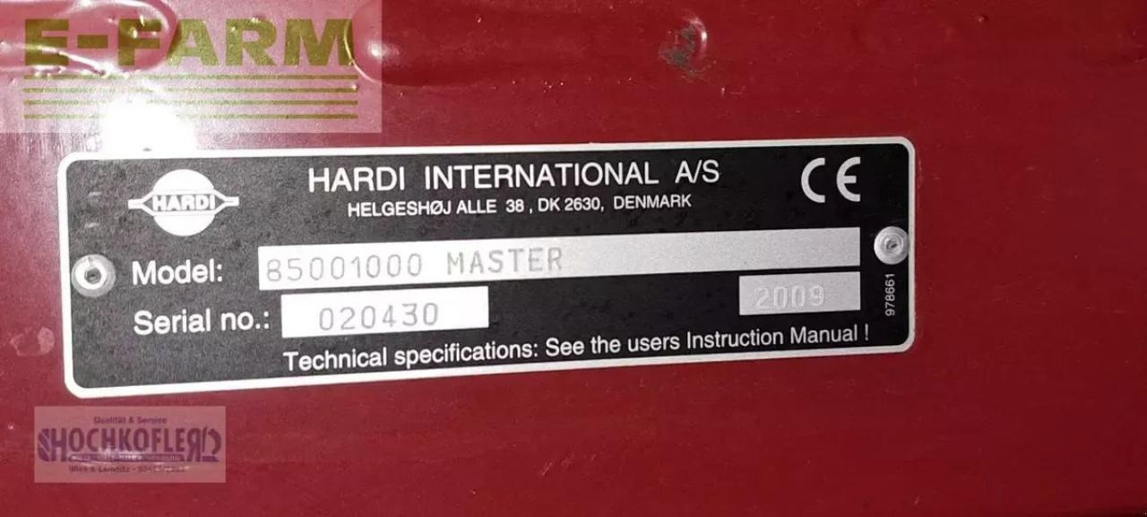 Hardi master 1000 - Συρόμενο ψεκαστικό: φωτογραφία 3 Hardi master 1000 - Συρόμενο ψεκαστικό: φωτογραφία 3
