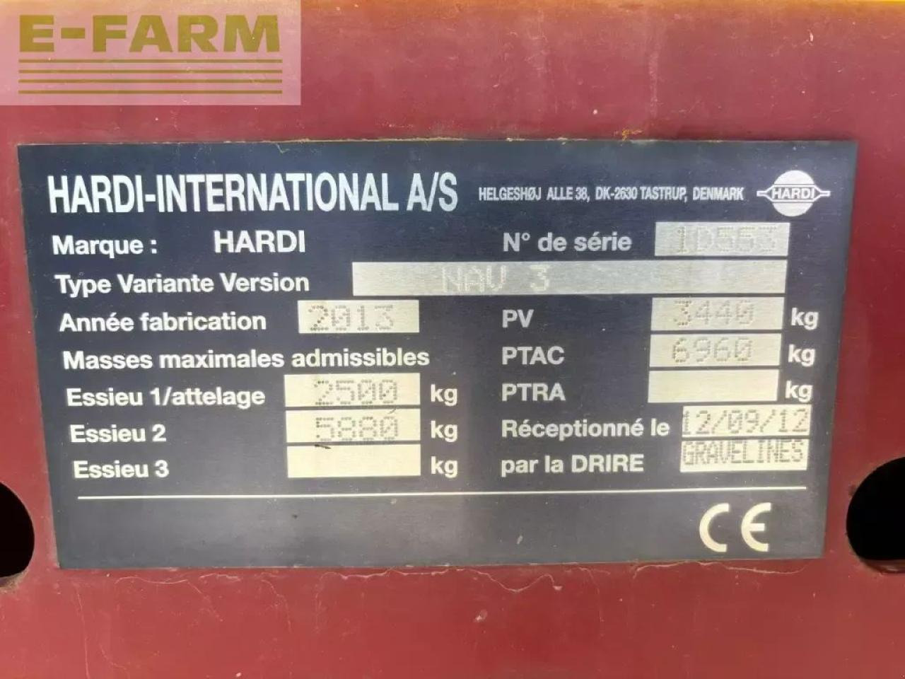 Hardi navigator 3000 - Συρόμενο ψεκαστικό: φωτογραφία 5 Hardi navigator 3000 - Συρόμενο ψεκαστικό: φωτογραφία 5