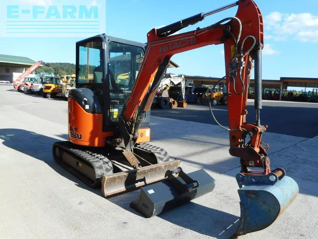 Hitachi zx26u-6 ( 2.740kg ) powertilt - Μίνι εκσκαφέας: φωτογραφία 4 Hitachi zx26u-6 ( 2.740kg ) powertilt - Μίνι εκσκαφέας: φωτογραφία 4