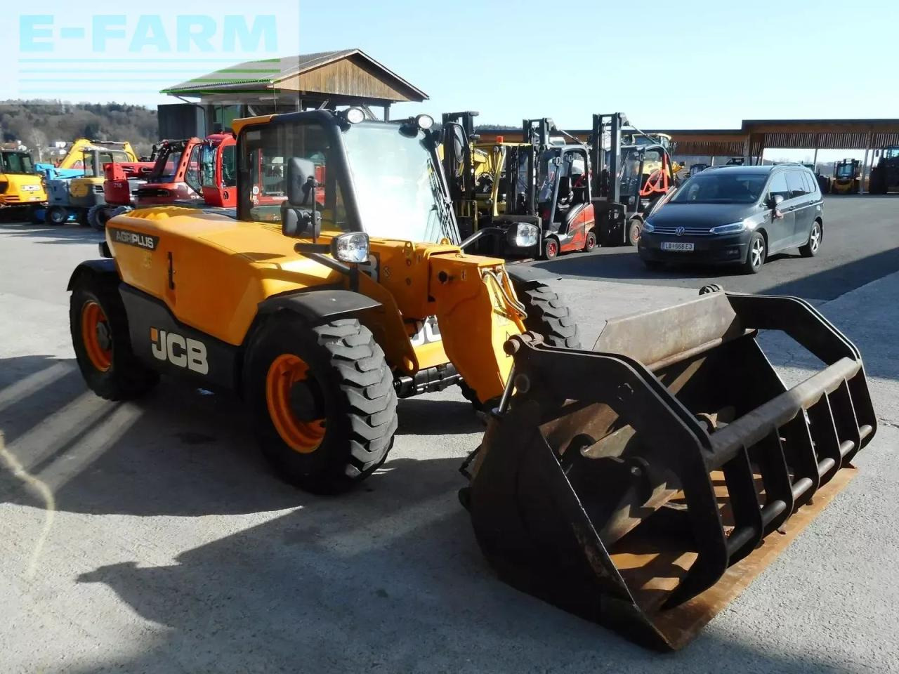 JCB 525-60 agriplus mit greiferschaufel und paletten - Τηλεσκοπικός φορτωτής: φωτογραφία 5 JCB 525-60 agriplus mit greiferschaufel und paletten - Τηλεσκοπικός φορτωτής: φωτογραφία 5