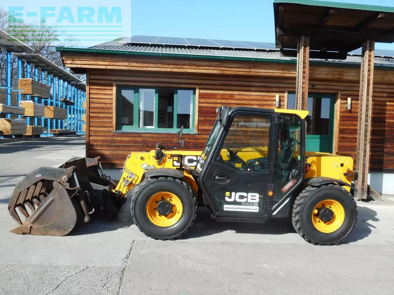 JCB 525-60 agriplus mit greiferschaufel und paletten - Τηλεσκοπικός φορτωτής: φωτογραφία 1 JCB 525-60 agriplus mit greiferschaufel und paletten - Τηλεσκοπικός φορτωτής: φωτογραφία 1