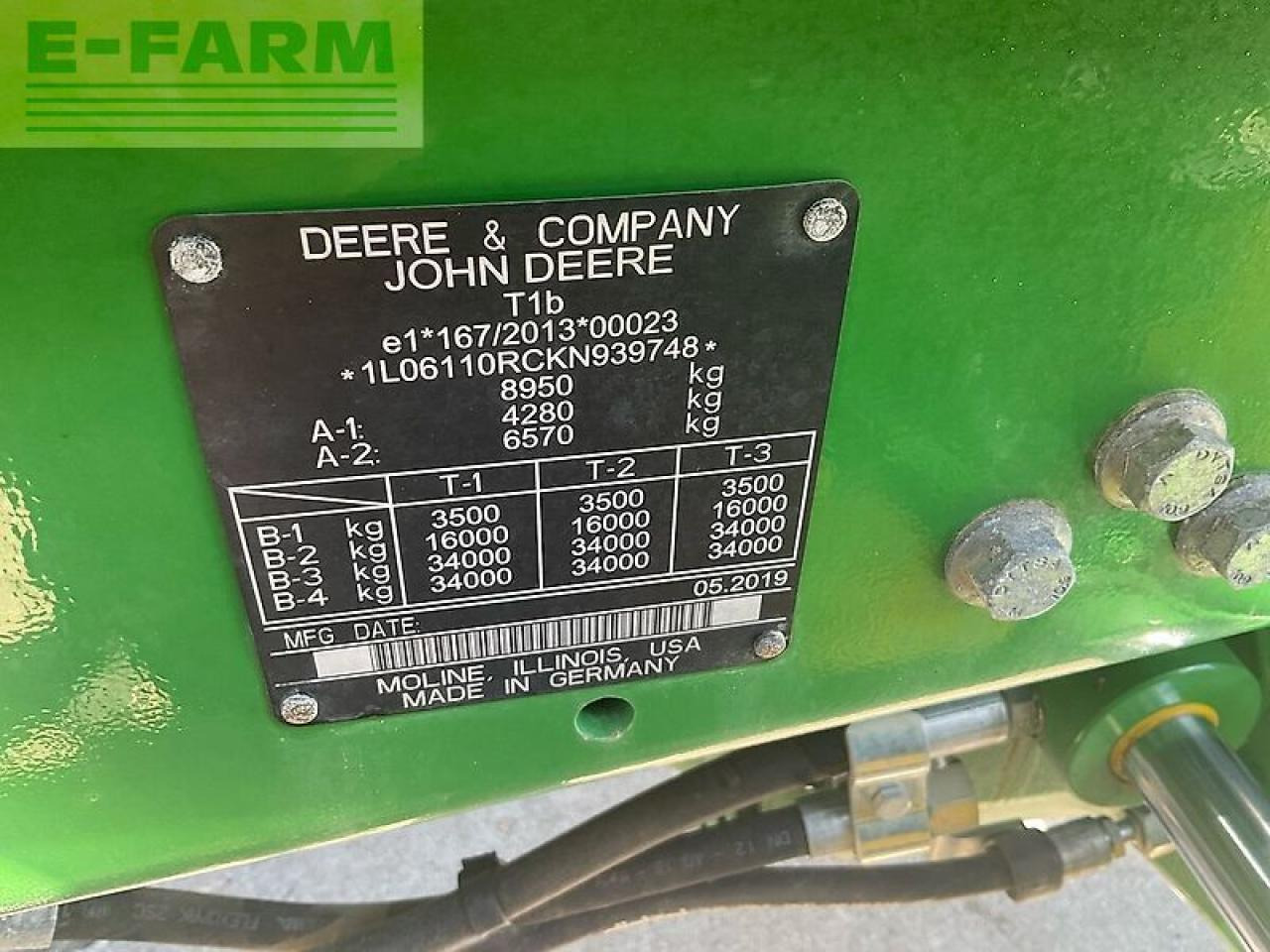 Τρακτέρ John Deere 6110r: φωτογραφία 21