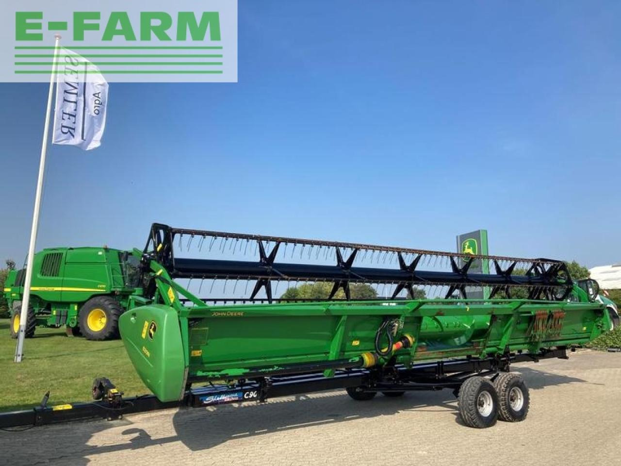 John Deere 630r - Θεριζοαλωνιστική μηχανή - κεφαλή: φωτογραφία 1 John Deere 630r - Θεριζοαλωνιστική μηχανή - κεφαλή: φωτογραφία 1