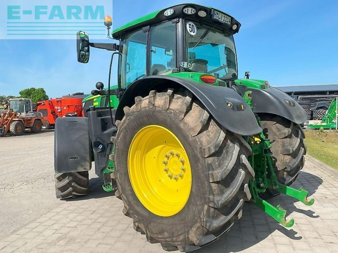 John Deere 6r215 - Τρακτέρ: φωτογραφία 4 John Deere 6r215 - Τρακτέρ: φωτογραφία 4
