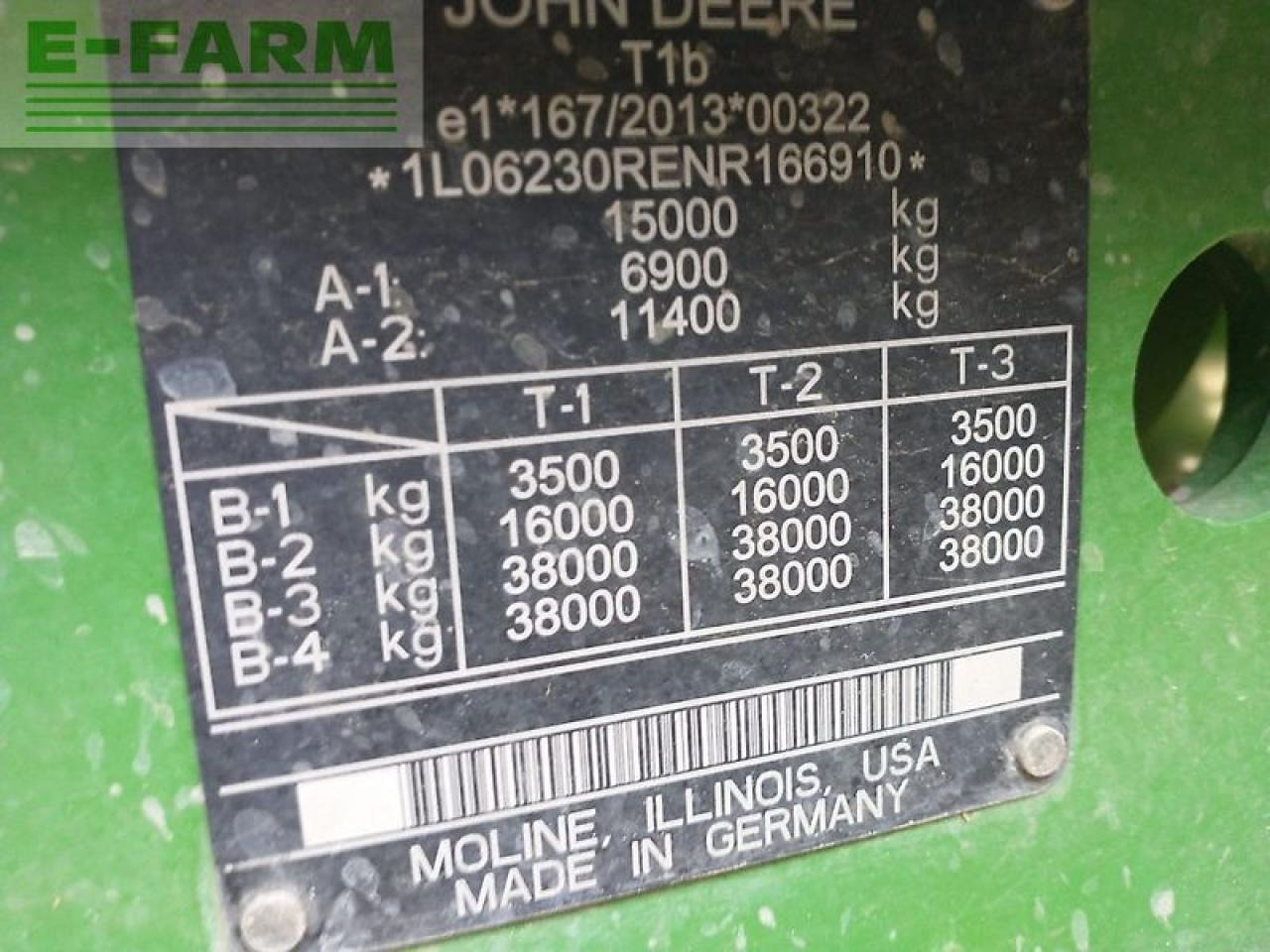 John Deere 6r230 - Τρακτέρ: φωτογραφία 3 John Deere 6r230 - Τρακτέρ: φωτογραφία 3