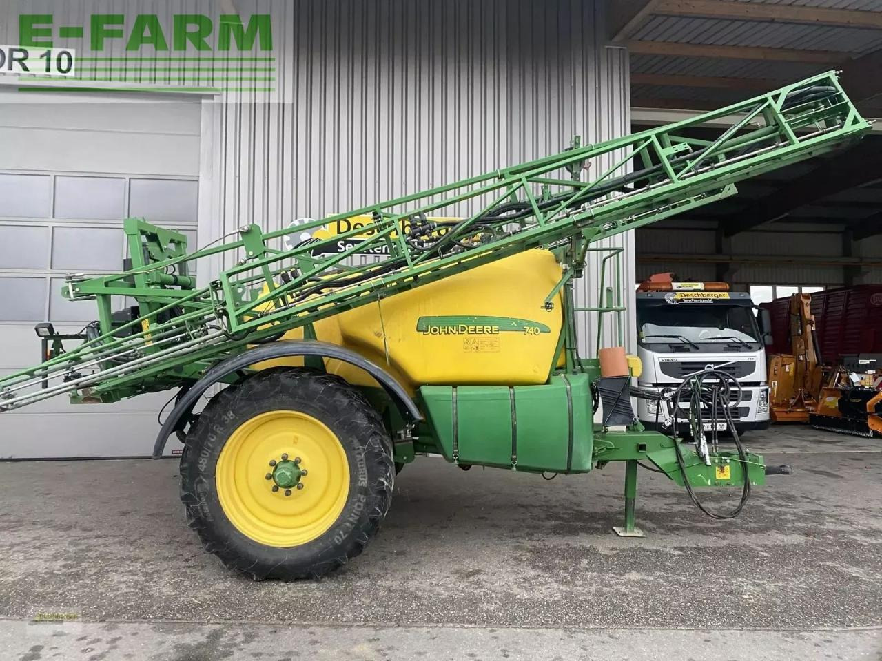 John Deere 740 - 28 m - Συρόμενο ψεκαστικό: φωτογραφία 2 John Deere 740 - 28 m - Συρόμενο ψεκαστικό: φωτογραφία 2