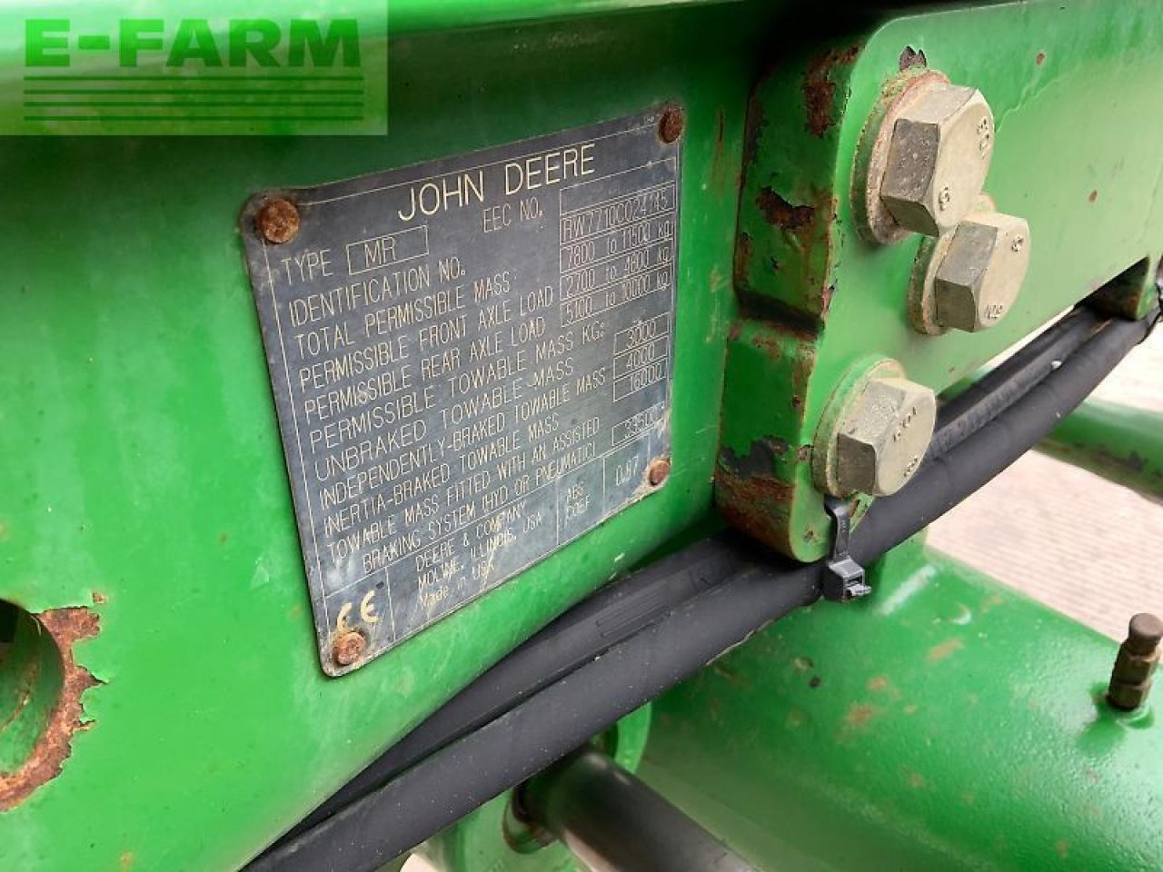 Τρακτέρ John Deere 7710 tractor: φωτογραφία 17
