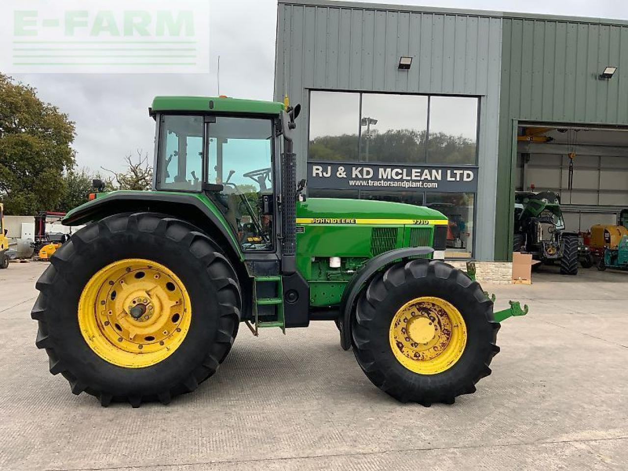 John Deere 7710 tractor - Τρακτέρ: φωτογραφία 1 John Deere 7710 tractor - Τρακτέρ: φωτογραφία 1