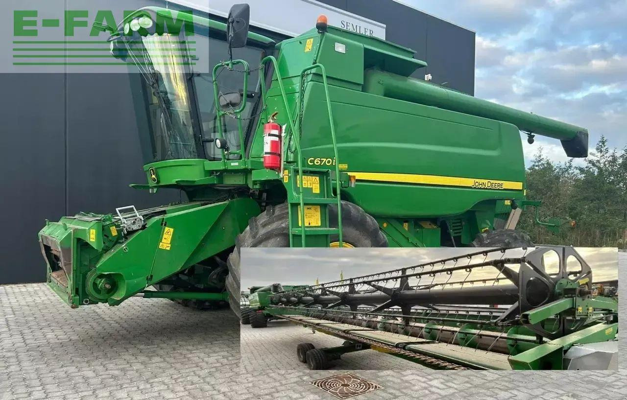 John Deere c670i - Θεριζοαλωνιστική μηχανή: φωτογραφία 1 John Deere c670i - Θεριζοαλωνιστική μηχανή: φωτογραφία 1