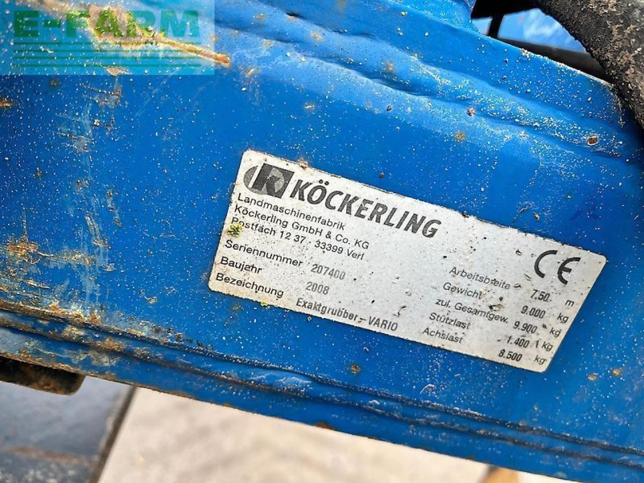 Köckerling vario 750 - Καλλιεργητής: φωτογραφία 4 Köckerling vario 750 - Καλλιεργητής: φωτογραφία 4