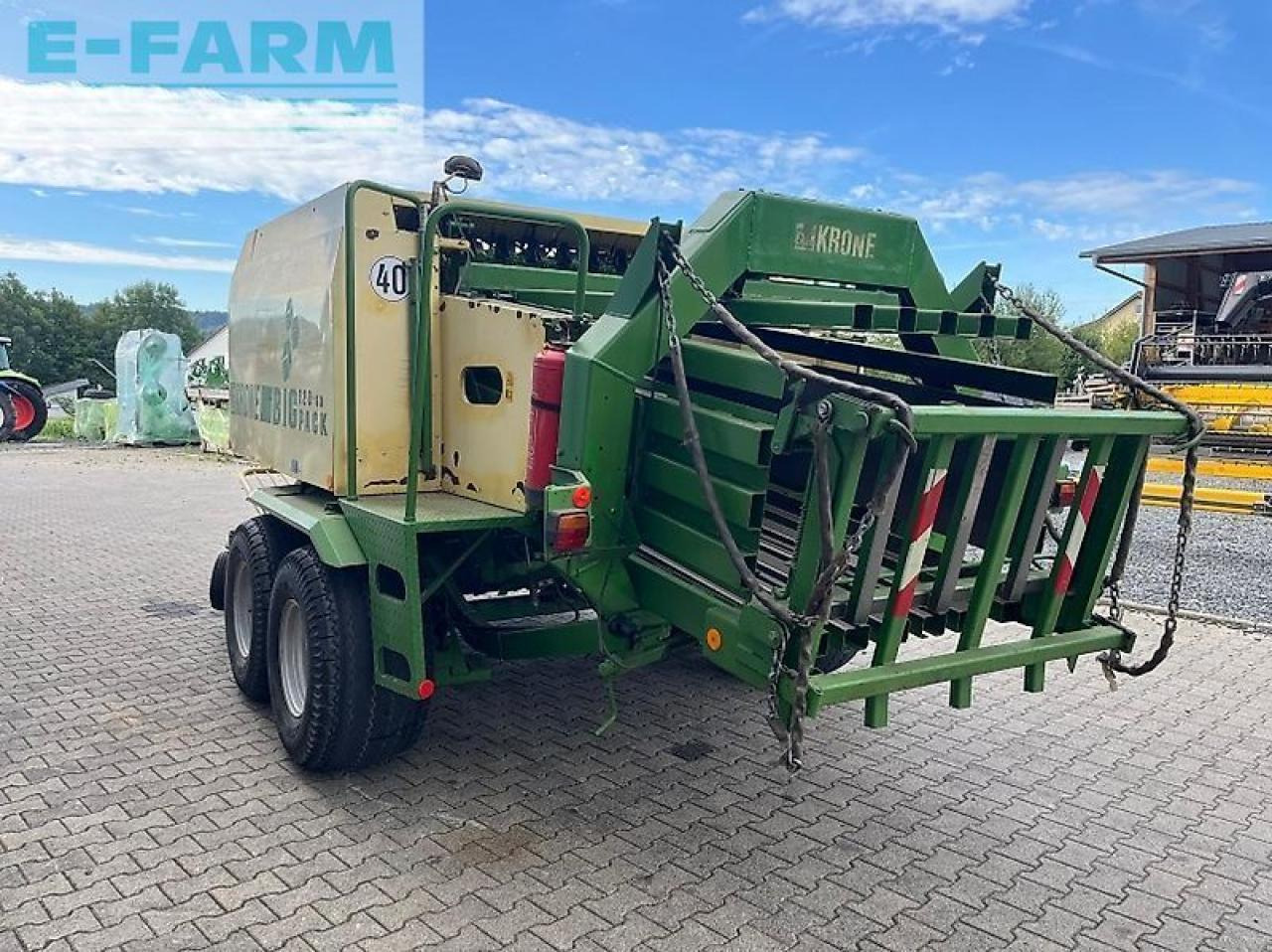 Krone big pack 120-80 - Χορτοδετική μηχανή τετράγωνες μπάλες: φωτογραφία 4 Krone big pack 120-80 - Χορτοδετική μηχανή τετράγωνες μπάλες: φωτογραφία 4