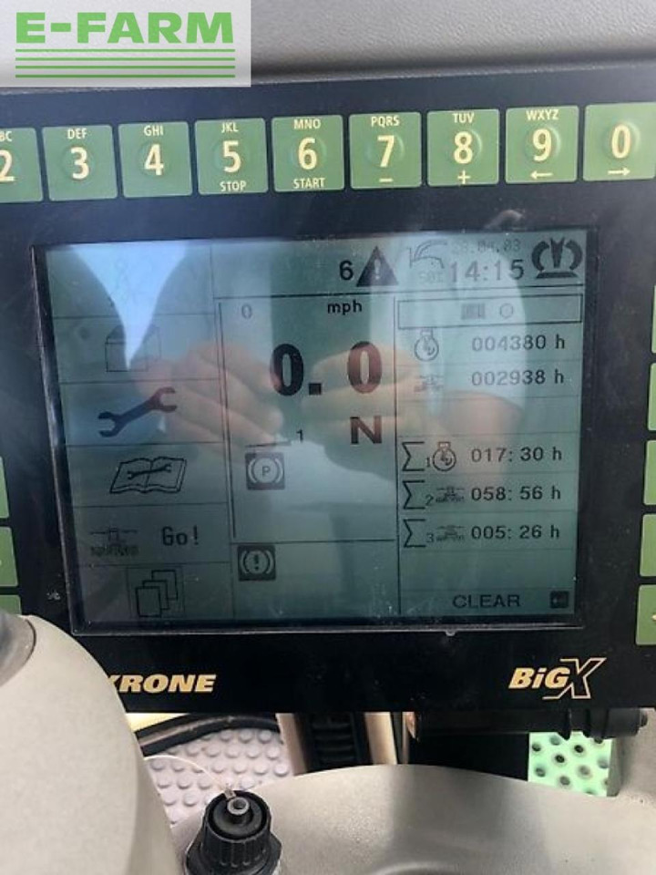 Krone big x v 12 - Ενσιρωτική μηχανή: φωτογραφία 2 Krone big x v 12 - Ενσιρωτική μηχανή: φωτογραφία 2