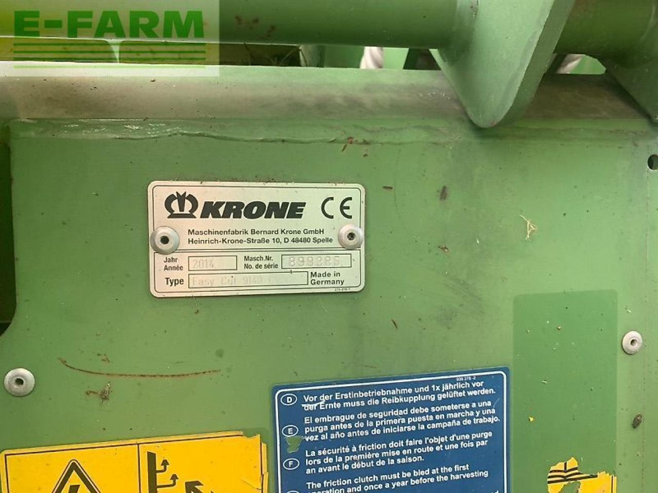 Krone easy cut 9140 cv - Χορτοκοπτικό: φωτογραφία 3 Krone easy cut 9140 cv - Χορτοκοπτικό: φωτογραφία 3