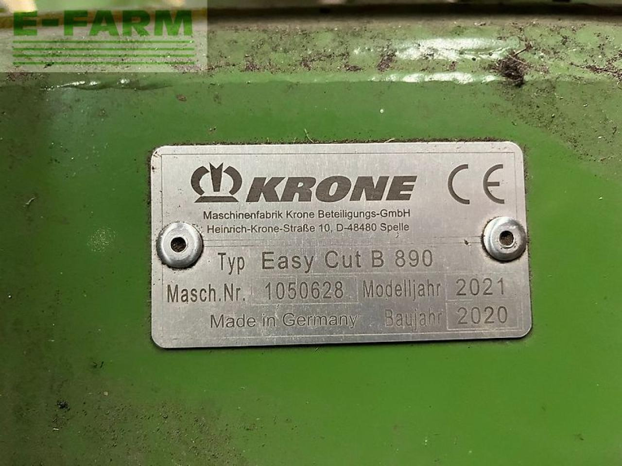 Krone easy cut b 890 - Χορτοκοπτικό: φωτογραφία 4 Krone easy cut b 890 - Χορτοκοπτικό: φωτογραφία 4