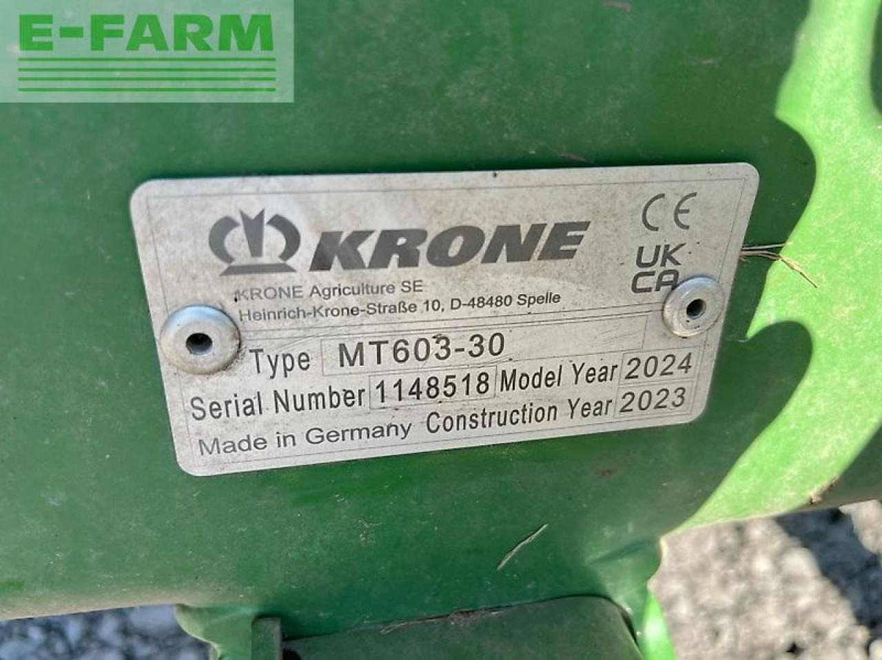 Krone ec b 870 - Χορτοκοπτικό: φωτογραφία 3 Krone ec b 870 - Χορτοκοπτικό: φωτογραφία 3
