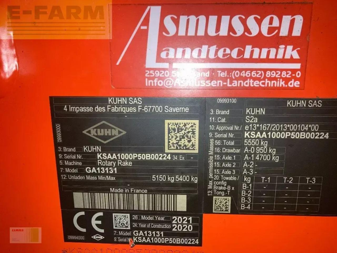 Kuhn ga 13131 - Χορτοσυλλέκτης: φωτογραφία 2 Kuhn ga 13131 - Χορτοσυλλέκτης: φωτογραφία 2