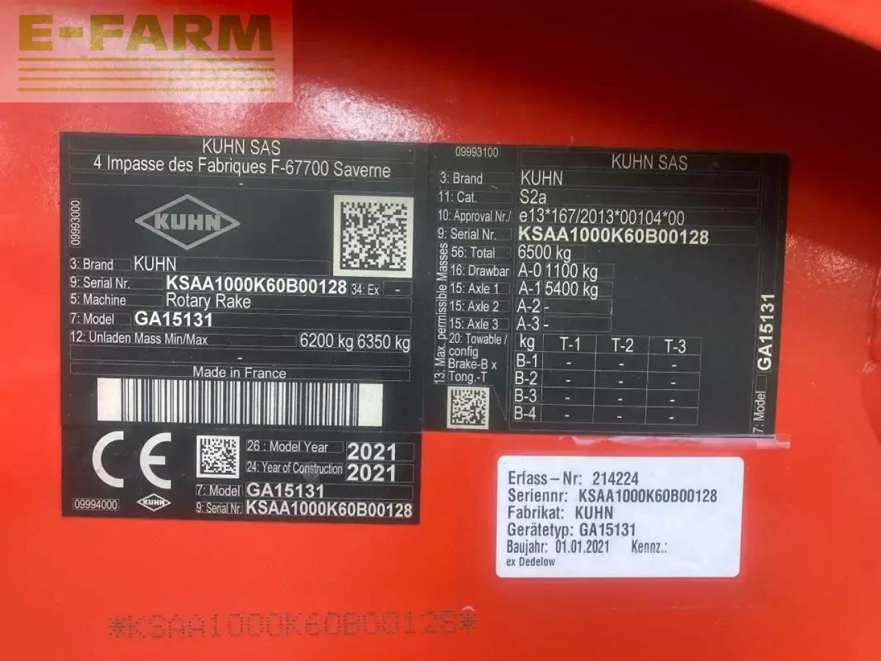 Χορτοσυλλέκτης Kuhn ga 15131: φωτογραφία 12