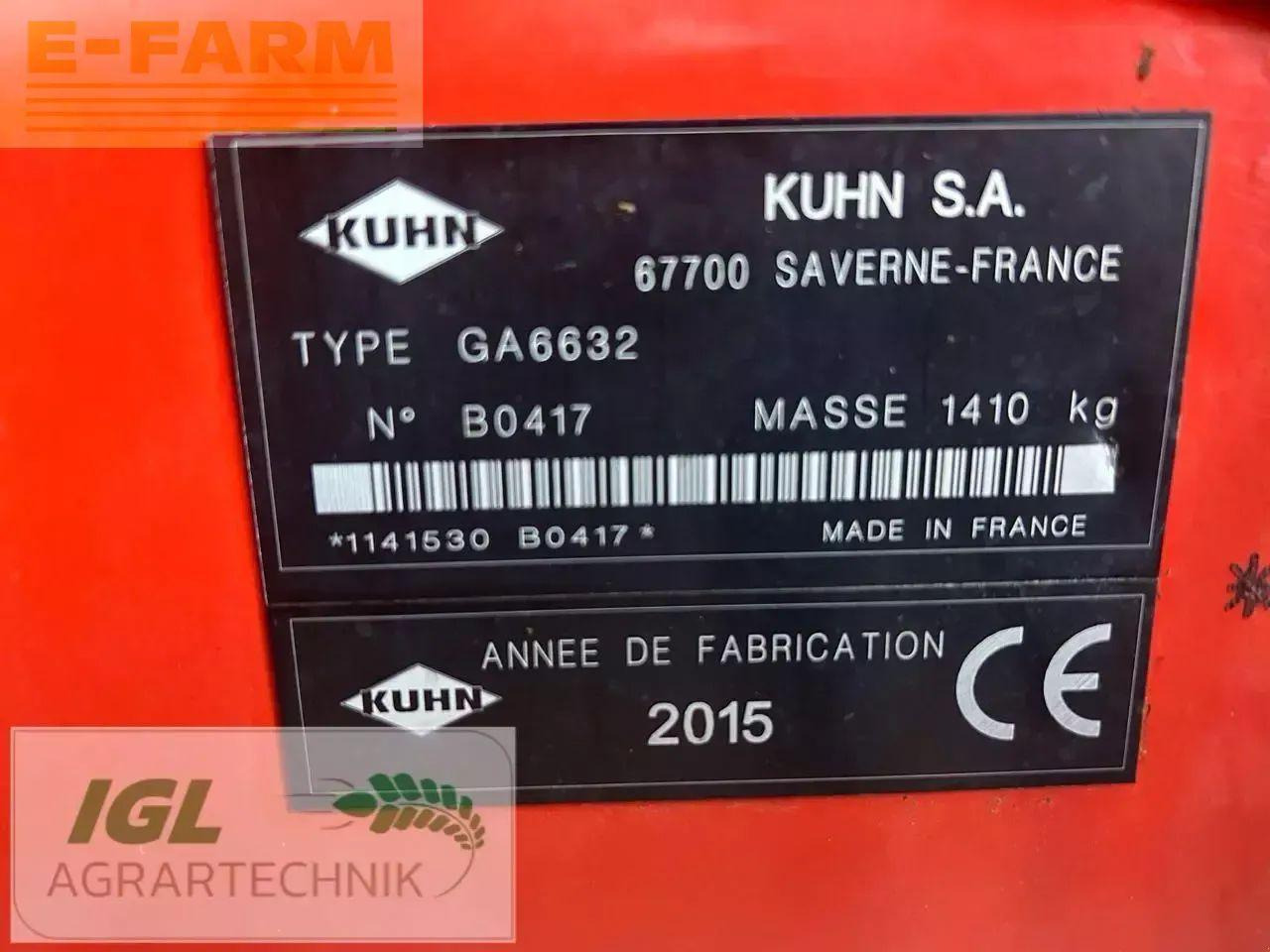Kuhn ga 6632 masterdrive - Χορτοσυλλέκτης: φωτογραφία 5 Kuhn ga 6632 masterdrive - Χορτοσυλλέκτης: φωτογραφία 5