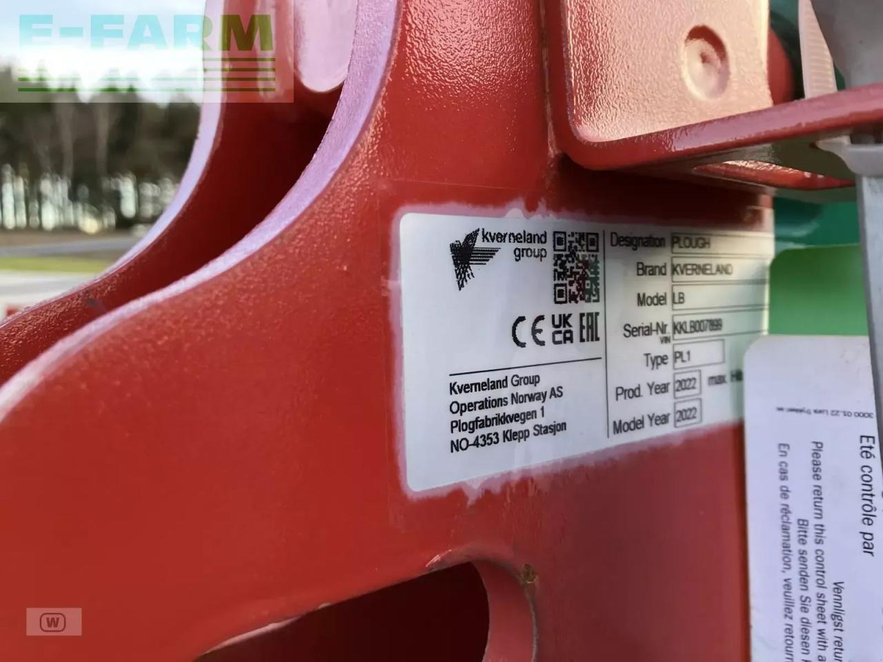 Άροτρο Kverneland lb 100-200: φωτογραφία 11