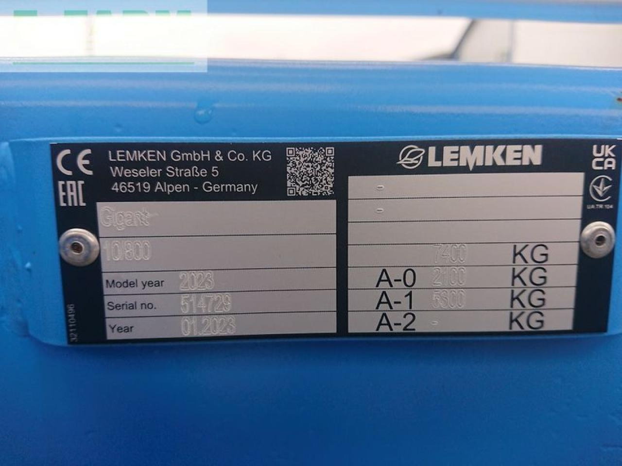 Lemken gigant 10/800 heliodor - Δισκοσβάρνα: φωτογραφία 4 Lemken gigant 10/800 heliodor - Δισκοσβάρνα: φωτογραφία 4