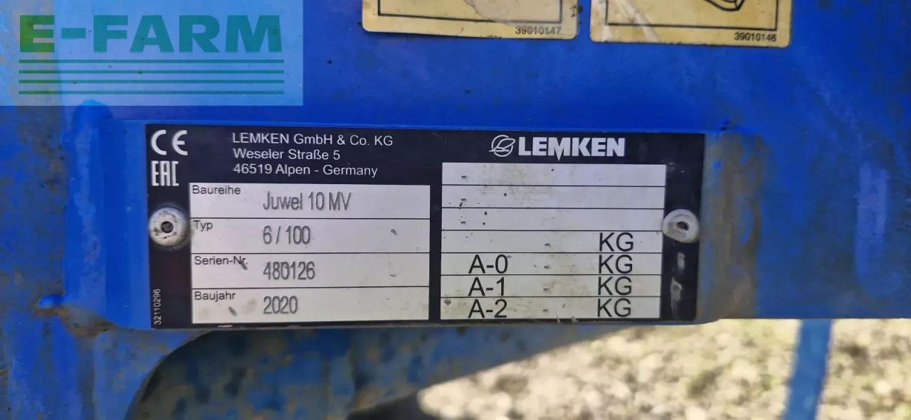 Lemken juwel 10mv - Άροτρο: φωτογραφία 3 Lemken juwel 10mv - Άροτρο: φωτογραφία 3