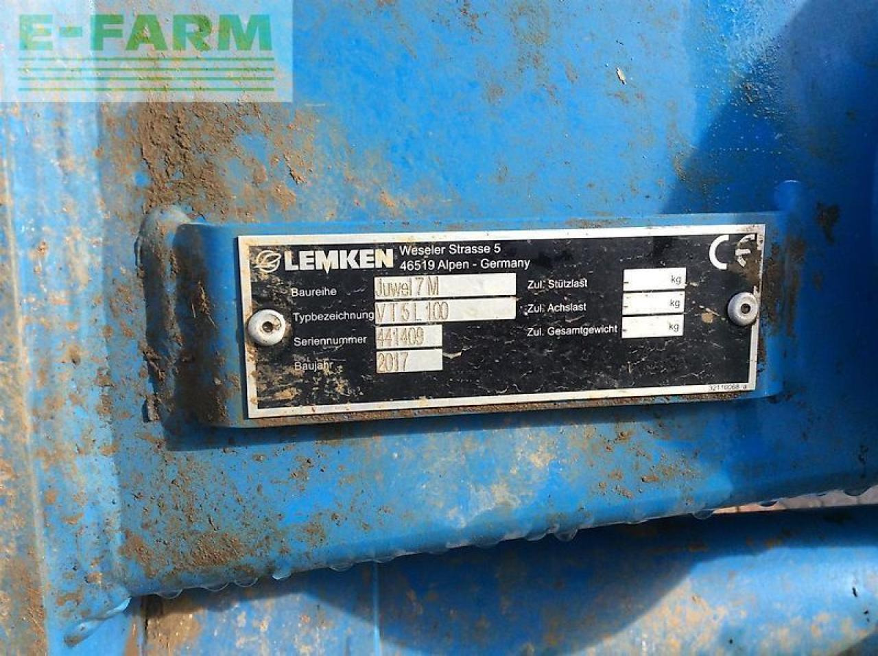 Lemken juwel 7 m - Άροτρο: φωτογραφία 4 Lemken juwel 7 m - Άροτρο: φωτογραφία 4
