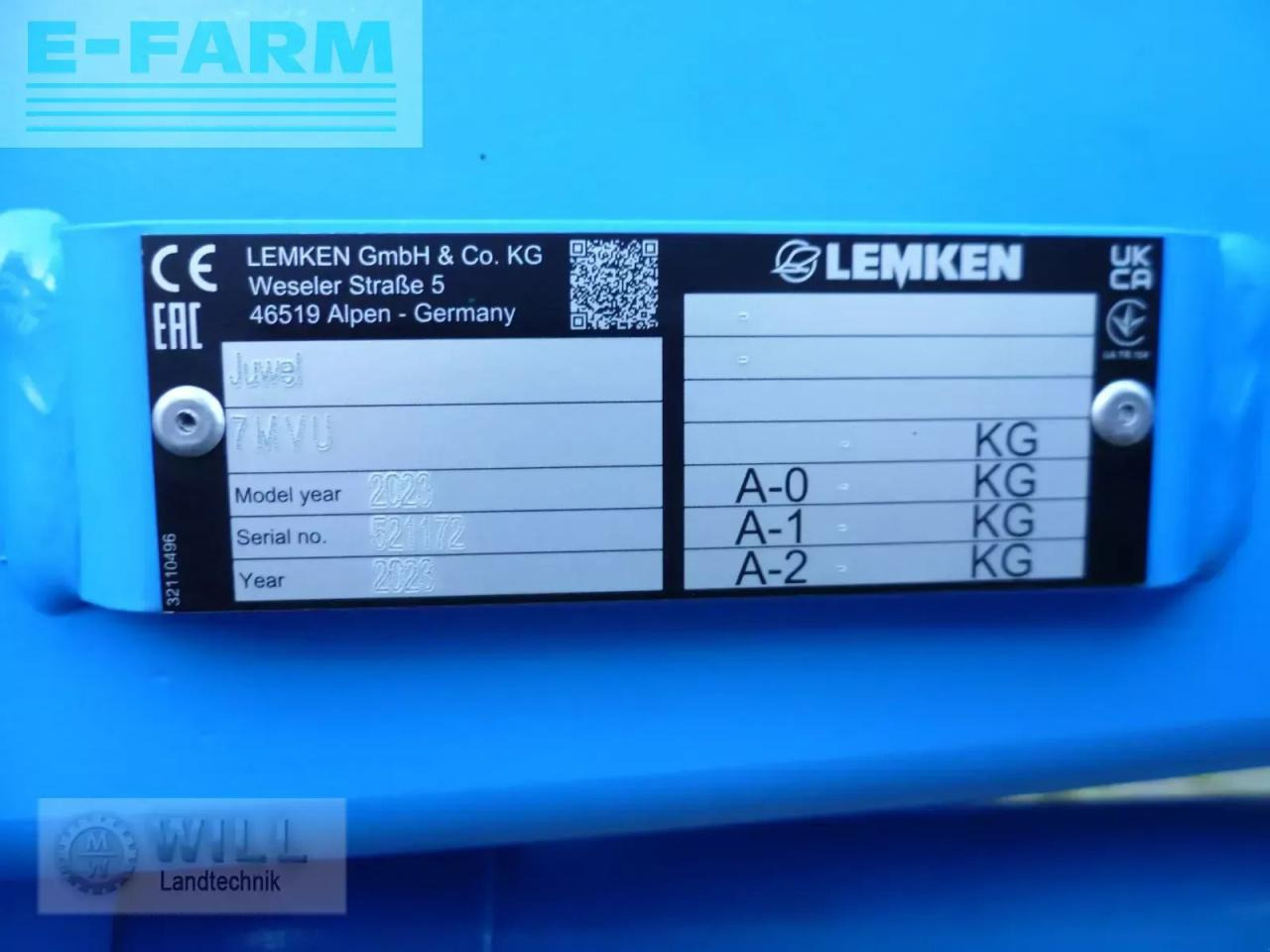 Lemken juwel 7 - Άροτρο: φωτογραφία 5 Lemken juwel 7 - Άροτρο: φωτογραφία 5