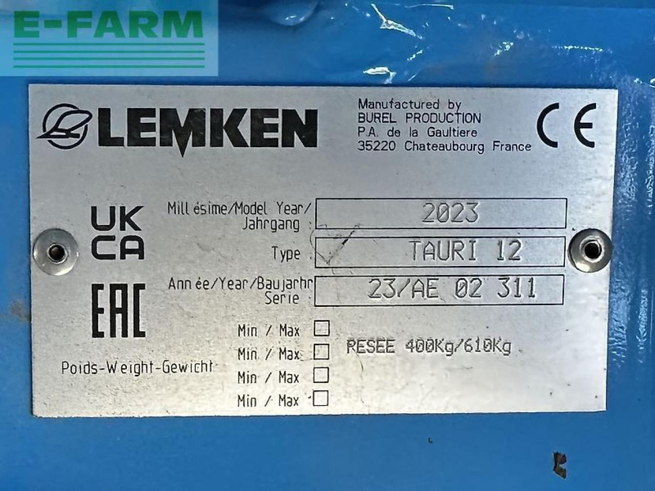 Lemken tauri 12/2150 - Λιπασματοδιανομέας: φωτογραφία 2 Lemken tauri 12/2150 - Λιπασματοδιανομέας: φωτογραφία 2
