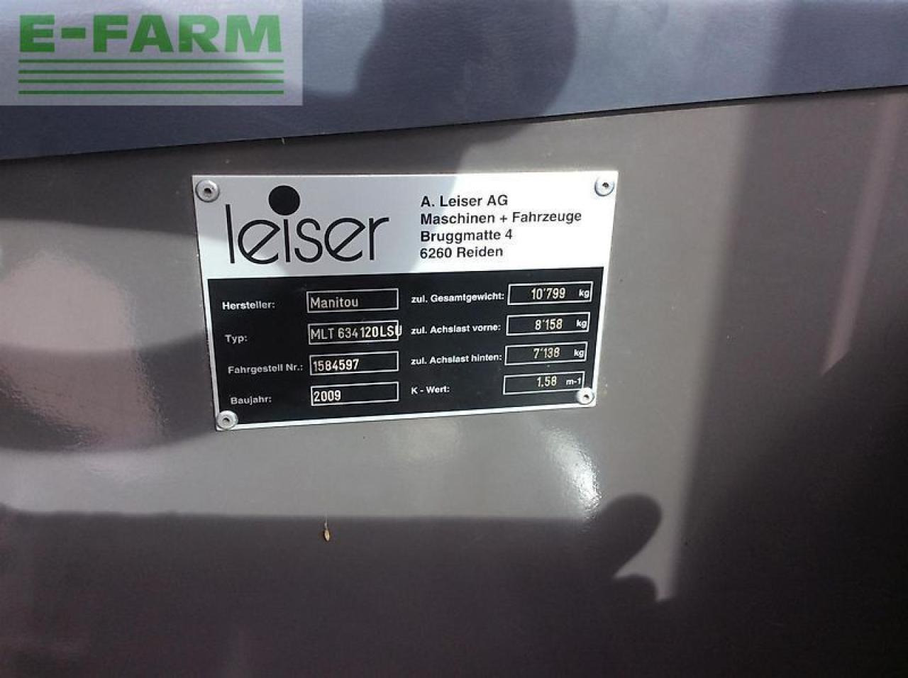 Manitou mlt 634 - Τηλεσκοπικός φορτωτής: φωτογραφία 5 Manitou mlt 634 - Τηλεσκοπικός φορτωτής: φωτογραφία 5