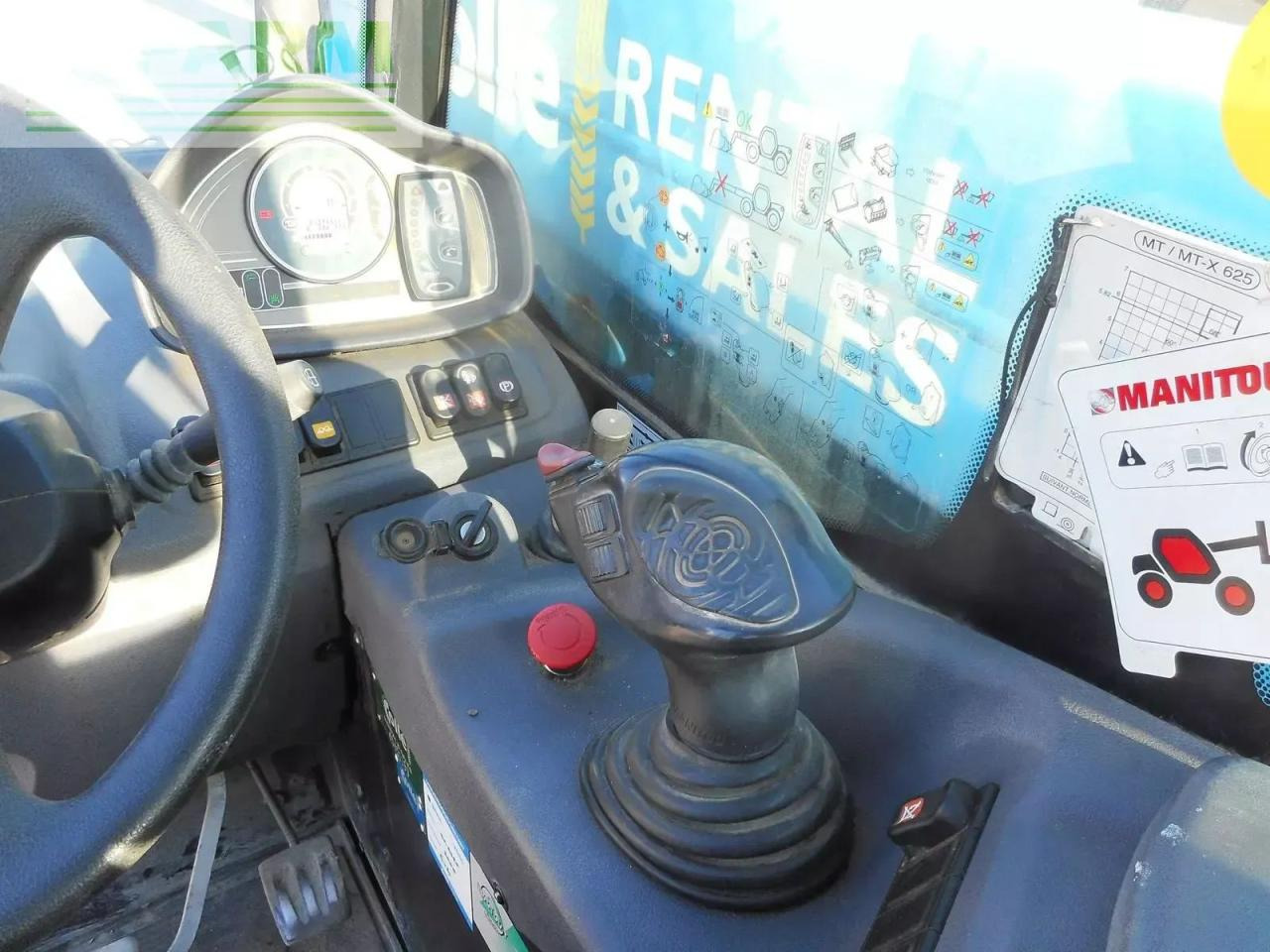 Τηλεσκοπικός φορτωτής Manitou mt 625h ( nur 1,90 hoch nur 1,85 breit ): φωτογραφία 8