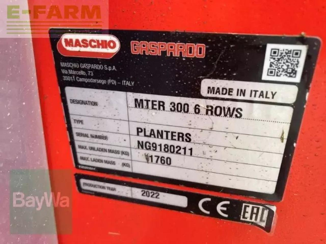 Maschio mte-r 6-reihig - Σπαρτική μηχανή ακριβείας: φωτογραφία 4 Maschio mte-r 6-reihig - Σπαρτική μηχανή ακριβείας: φωτογραφία 4