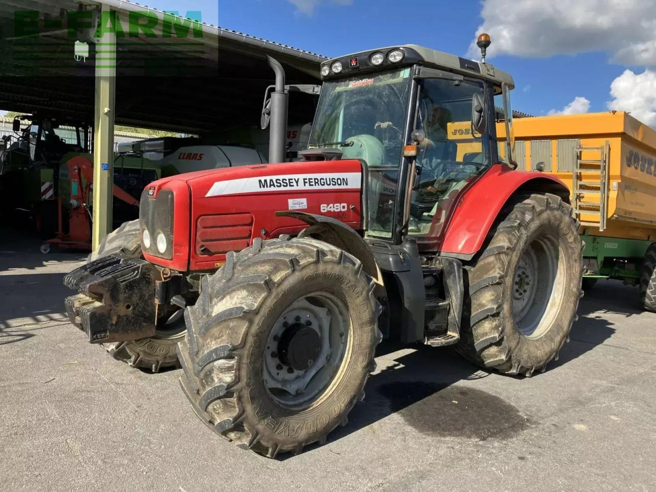 Massey Ferguson 6480 - Τρακτέρ: φωτογραφία 1 Massey Ferguson 6480 - Τρακτέρ: φωτογραφία 1