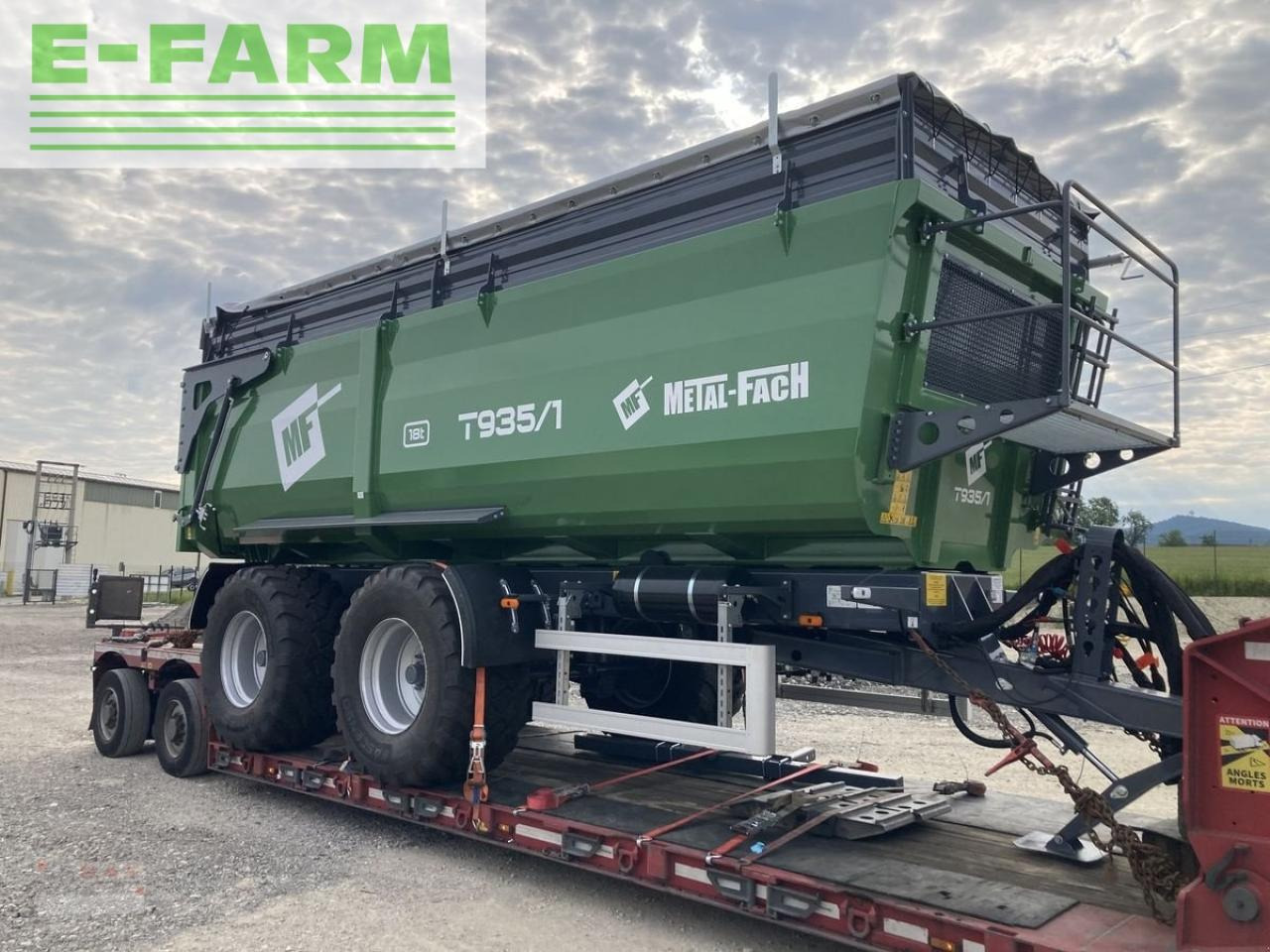 Metal-Fach t 935/1-24 to muldenkipper-voll - Ανατρεπόμενη ρυμούλκα για τρακτέρ: φωτογραφία 3 Metal-Fach t 935/1-24 to muldenkipper-voll - Ανατρεπόμενη ρυμούλκα για τρακτέρ: φωτογραφία 3
