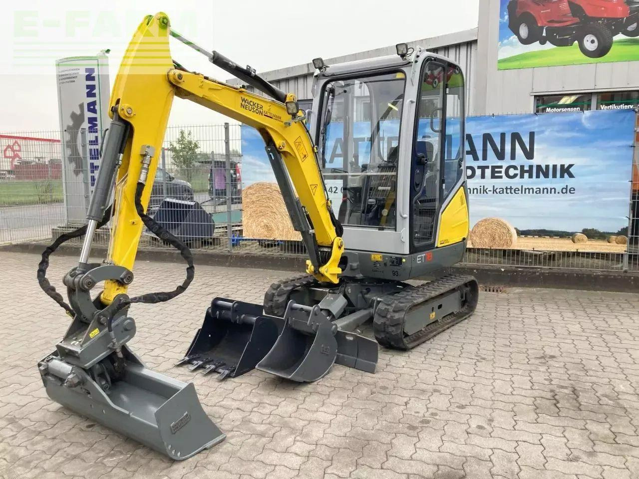 Neuson et 18 edition c - Μίνι εκσκαφέας: φωτογραφία 1 Neuson et 18 edition c - Μίνι εκσκαφέας: φωτογραφία 1
