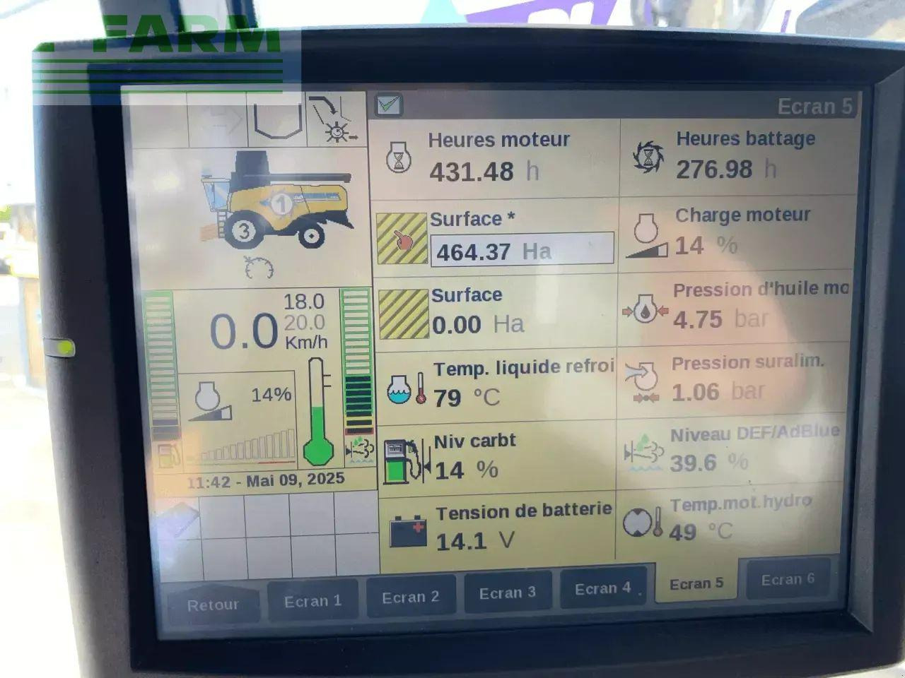 New Holland cx 6.80 - Θεριζοαλωνιστική μηχανή: φωτογραφία 4 New Holland cx 6.80 - Θεριζοαλωνιστική μηχανή: φωτογραφία 4
