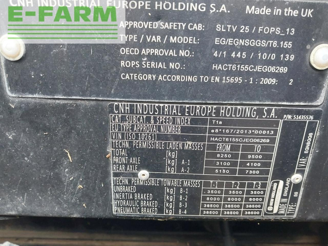 New Holland t6.155 - Τρακτέρ: φωτογραφία 4 New Holland t6.155 - Τρακτέρ: φωτογραφία 4