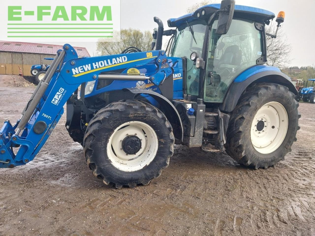 New Holland t6.155 - Τρακτέρ: φωτογραφία 1 New Holland t6.155 - Τρακτέρ: φωτογραφία 1