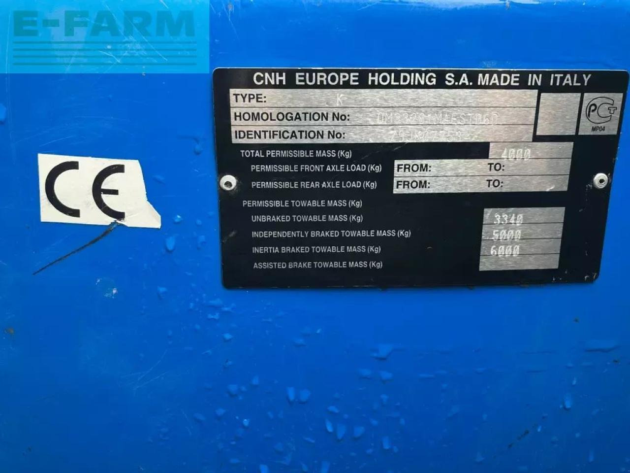 Τρακτέρ New Holland tracteur tk 4030f: φωτογραφία 8