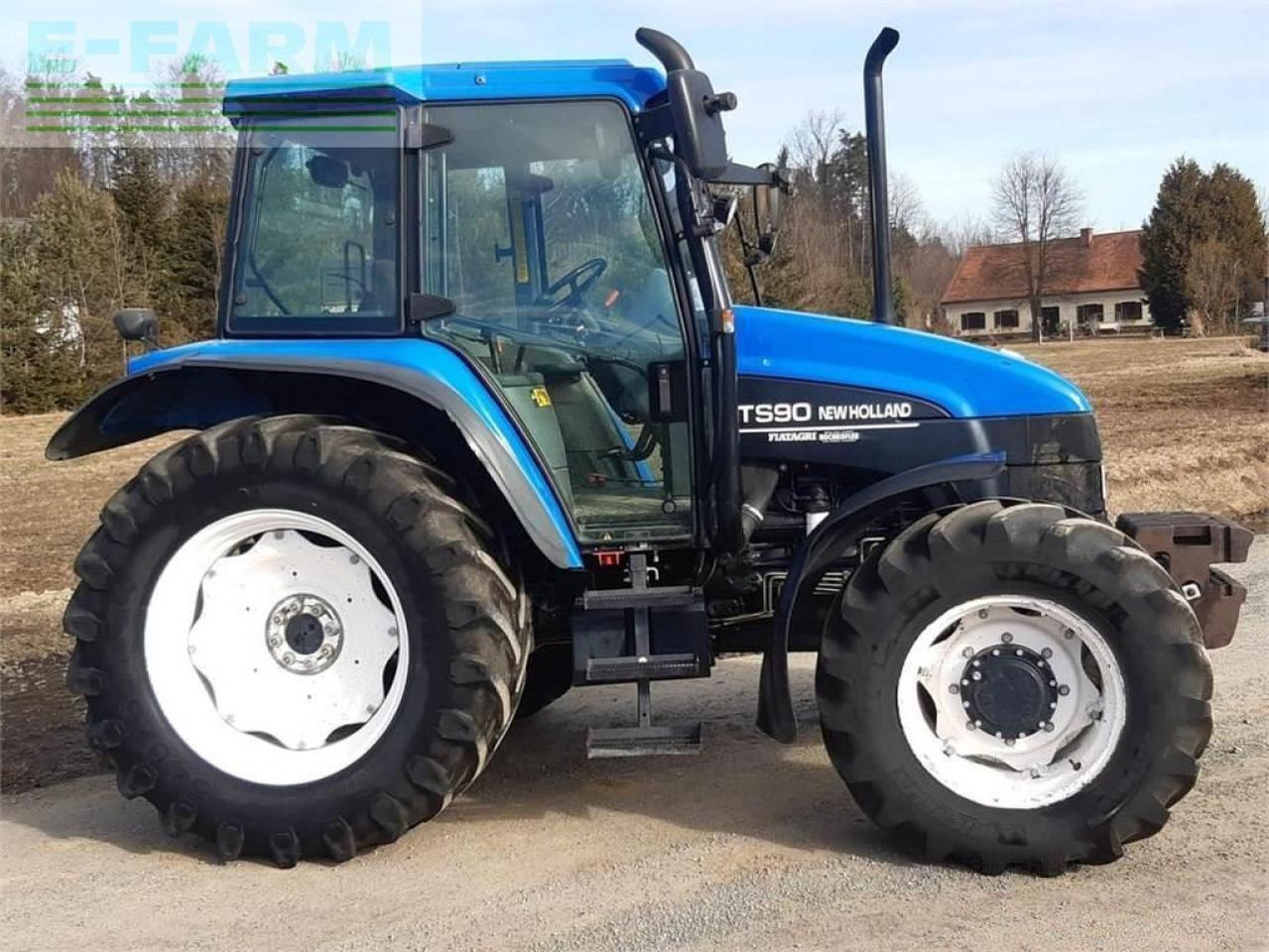New Holland ts90 - Τρακτέρ: φωτογραφία 2 New Holland ts90 - Τρακτέρ: φωτογραφία 2
