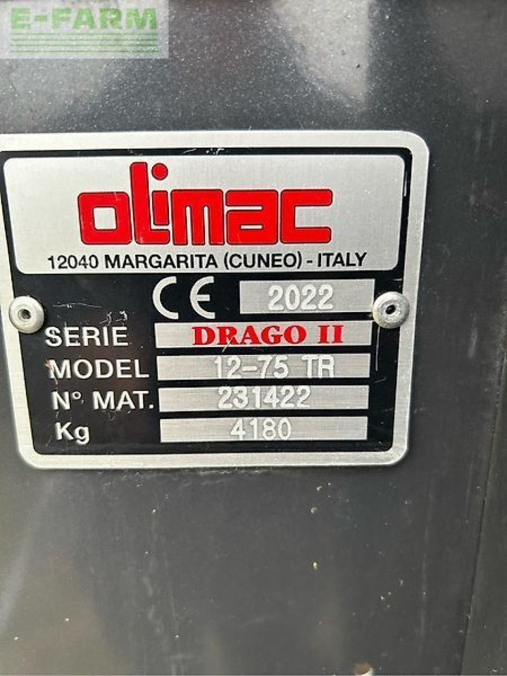 Olimac drago 2 12-75 tr - Εξαρτηματα - Ενσιρωτική μηχανή: φωτογραφία 5 Olimac drago 2 12-75 tr - Εξαρτηματα - Ενσιρωτική μηχανή: φωτογραφία 5