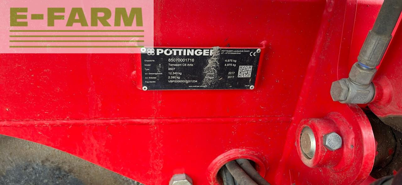 Σπαρτική με σβάρνα Pöttinger Terrasem C6: φωτογραφία 10 Σπαρτική με σβάρνα Pöttinger Terrasem C6: φωτογραφία 10
