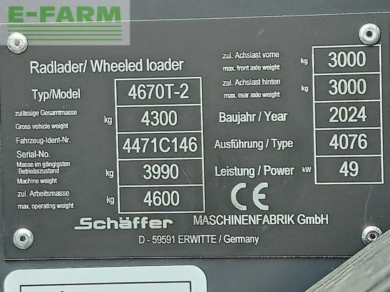 Ελαστιχοφόρος φορτωτής Schäffer 4670 t: φωτογραφία 6