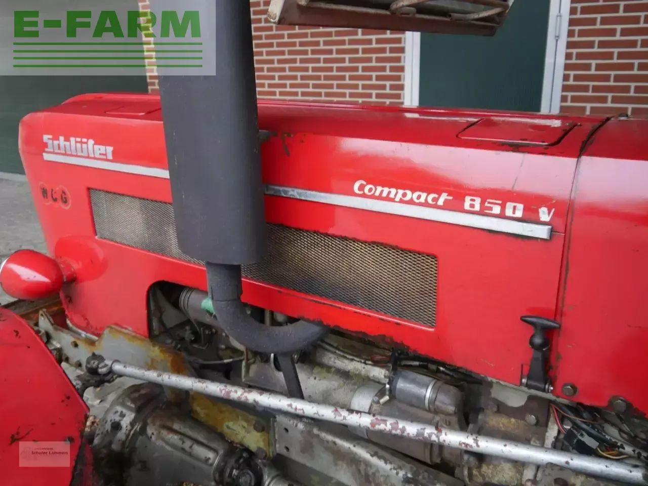 Τρακτέρ Schlüter compact 850 v: φωτογραφία 6 Τρακτέρ Schlüter compact 850 v: φωτογραφία 6