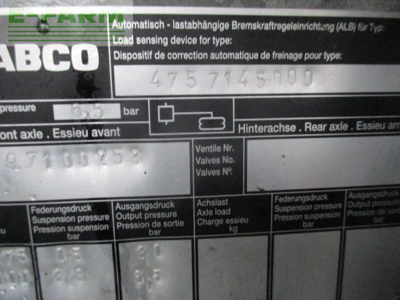 Stapel 19.500 ltr. mit 27m - Κοπροδιανομέας υγρής κοπριάς: φωτογραφία 5 Stapel 19.500 ltr. mit 27m - Κοπροδιανομέας υγρής κοπριάς: φωτογραφία 5