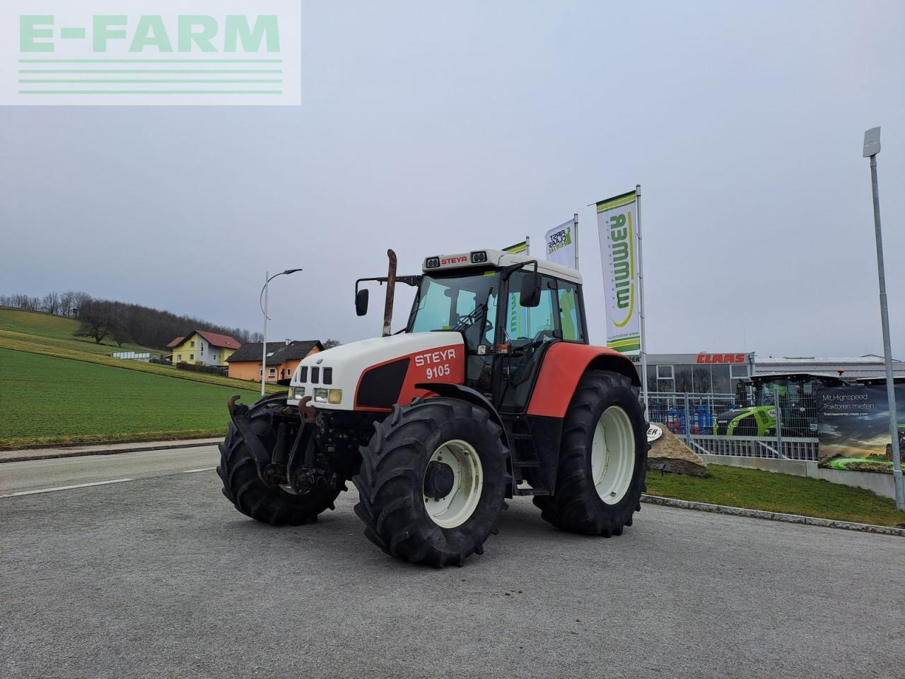 Steyr 9105 - Τρακτέρ: φωτογραφία 1 Steyr 9105 - Τρακτέρ: φωτογραφία 1