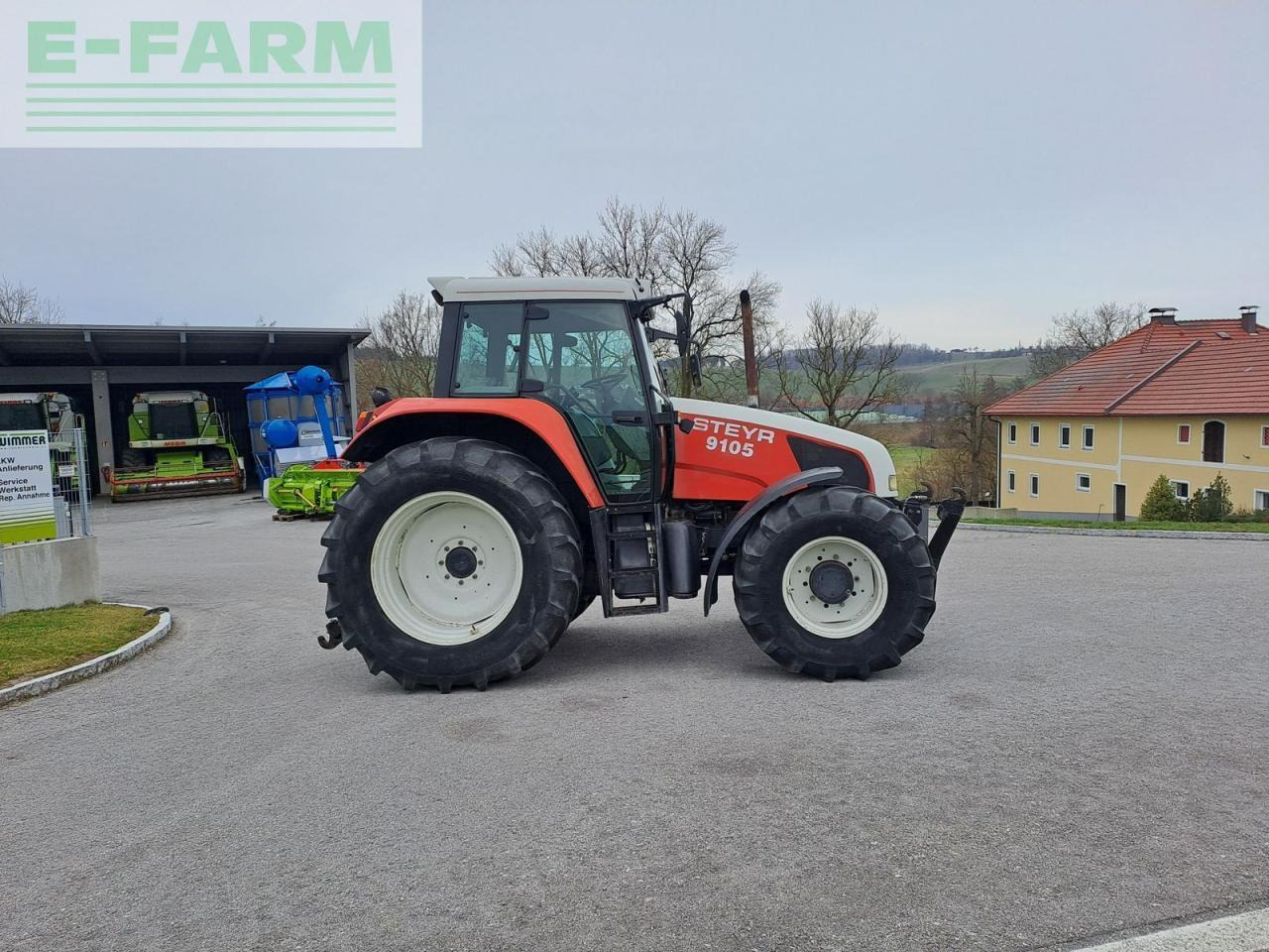 Steyr 9105 - Τρακτέρ: φωτογραφία 3 Steyr 9105 - Τρακτέρ: φωτογραφία 3